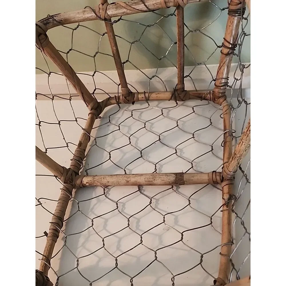 Rustic Chichen Wire Organizer Basket